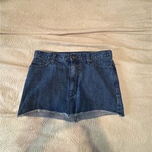 Free People Blue Denim skirt
